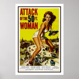 Aanval van de 50-voet Woman  BMovie Poster
