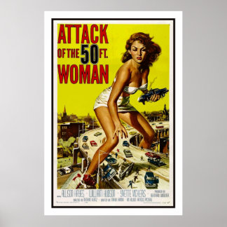Aanval van de 50-voet Woman  BMovie Poster