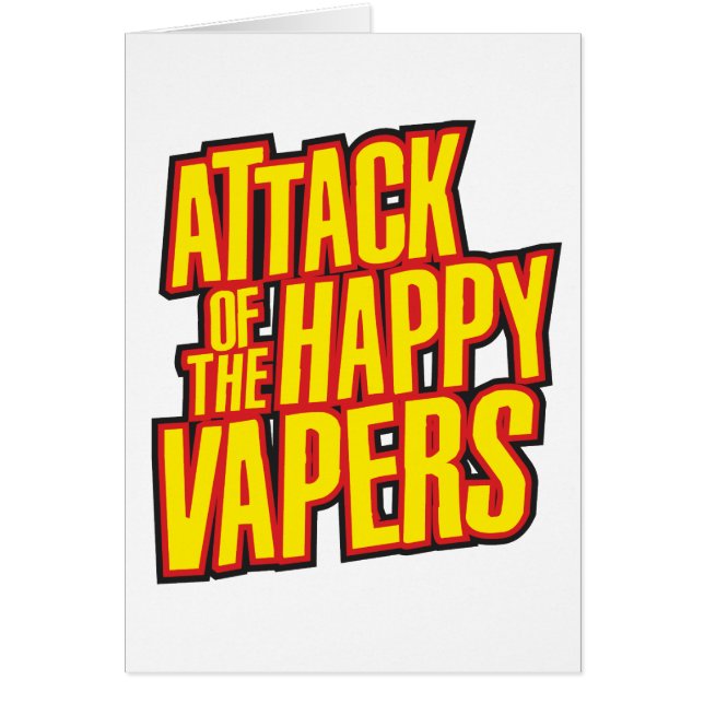 Aanval van de Happy Vapers (Voorkant)