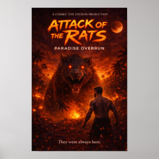 Aanval van de ratten — Paradijs ingenomen Poster