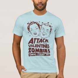 Aanval van de Valentijnse  Zombies T-shirt