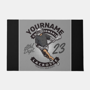 Aanval van het Team van de Sport van de Speler van Deurmat