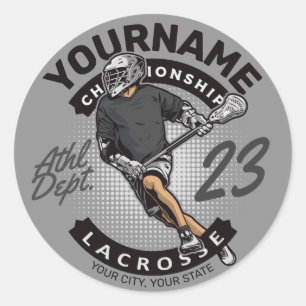 Aanval van het Team van de Sport van de Speler van Ronde Sticker