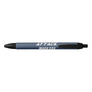 Aanval Zwarte Inkt Pen