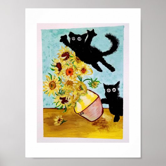 Aanvallend van Gogh Poster (Voorkant)