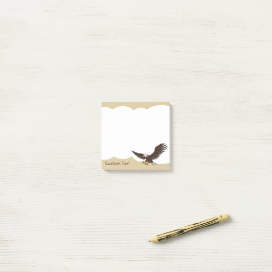 Aanvallende Adelaar Post-it® Notes (Op bureau)