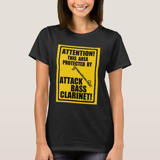 Aanvalsl-Bas klarinet T-shirt (Voorkant)