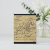 Aanvalsplan op Long Island 27 augustus 1776 Briefkaart (Staand voorkant)