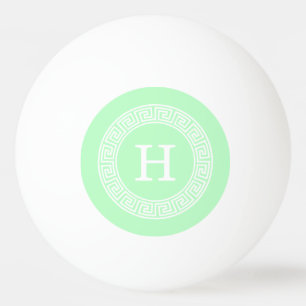 Aanvankelijke Monogram van het Lijst Rnd van de Pingpongballen