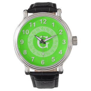 Aanvankelijke Monogram van het Lijst Rnd van het Horloge