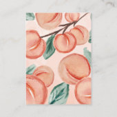 Aanvraag van het peach Book voor Baby Invoegen Informatiekaartje (Achterkant)