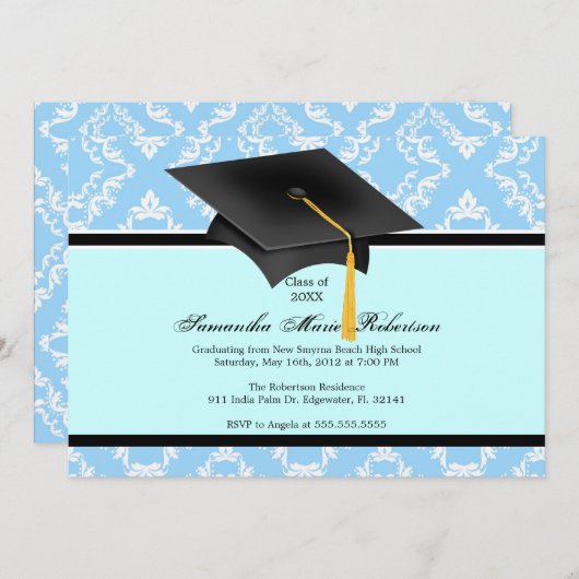 Aanvraag voor aangepaste Afstuderen Kaart (Voorkant / Achterkant)