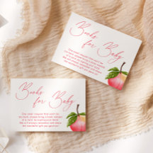 Aanvraag voor Baby shower met klein peach