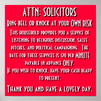 Aanvraagteken Poster