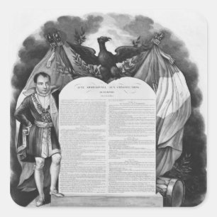 Aanvullend besluit van 22 april 1815 vierkante sticker