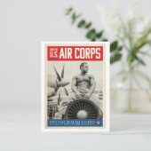 Aanwerving van  Amerikaans luchtkorps Briefkaart (Staand voorkant)