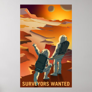 Aanwerving van Mars - Onderzoekers Gezocht Poster