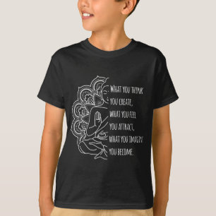 Aanwervingswet Spirituele Boeddha-Meditation Quot T-shirt