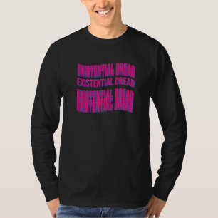 Aanwezige Dread Slogan Streetwear Aesthetische ret T-shirt