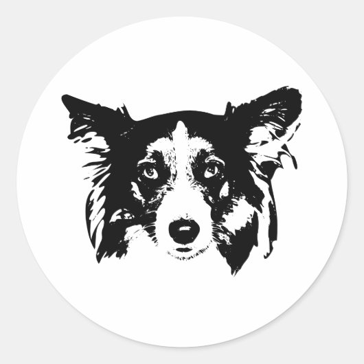 Aanwezigheid in miniatuur ronde sticker (Voorkant)