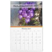 Aanwezigheid met Blooms-agenda Kalender (Feb 2026)