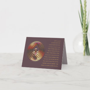 AANWEZIGHEID VAN GENEZING - NOTECARD KAART