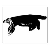  aanwijsvinger rubberen kunststempel 	rubberstempel (Afrduk)