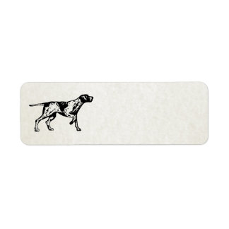 aanwijzerhond etiket