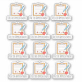 Aanwijzing arts sticker (Voorkant)