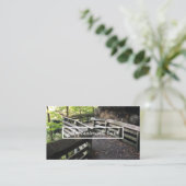 aanwijzing van houten loopplank afsprakenkaartje (Staand voorkant)