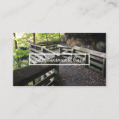 aanwijzing van houten loopplank afsprakenkaartje (Voorkant)