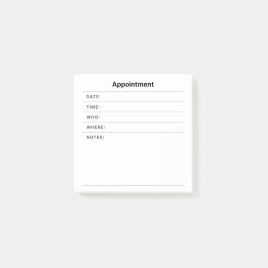 Aanwijzingsnota's Post-it® Notes (Voorkant)