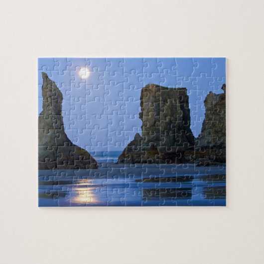 Aanzet, Bandon Beach, Oregon. Legpuzzel (Horizontaal)
