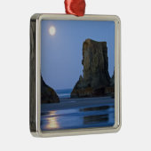 Aanzet, Bandon Beach, Oregon. Metalen Ornament (Rechts)