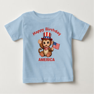 Aap (5g) Patriottisch Kinder T-Shirt