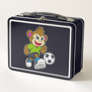 aap als voetzoeker met Voetbal