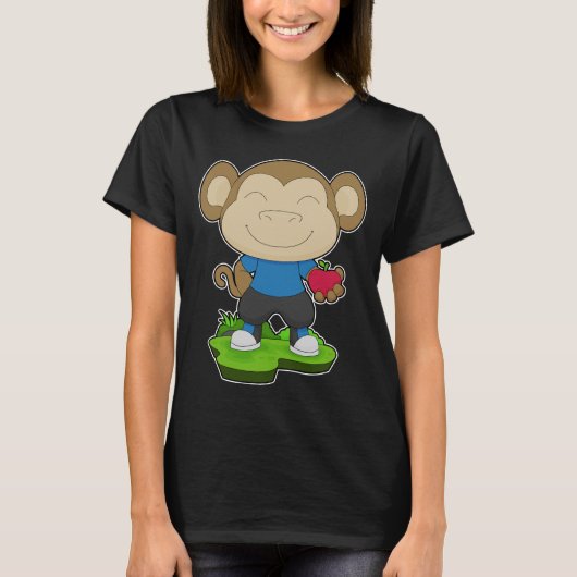 Aap appelfruit t-shirt (Voorkant)