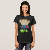 Aap appelfruit t-shirt (Voorkant volledig)