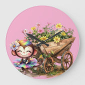 Aap Ballerina Grote Klok (Voorkant)