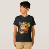 Aap Banaan Strength training Dumbbell T-shirt (Voorkant volledig)
