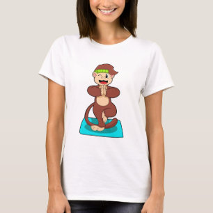 aap bij Yoga in de Permanente T-shirt