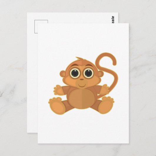 aap briefkaart (Voorkant / Achterkant)