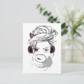 aap. briefkaart (Staand voorkant)