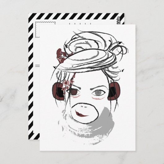 aap. briefkaart (Voorkant / Achterkant)