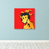 aap canvas afdruk (Insitu (Houten vloer))