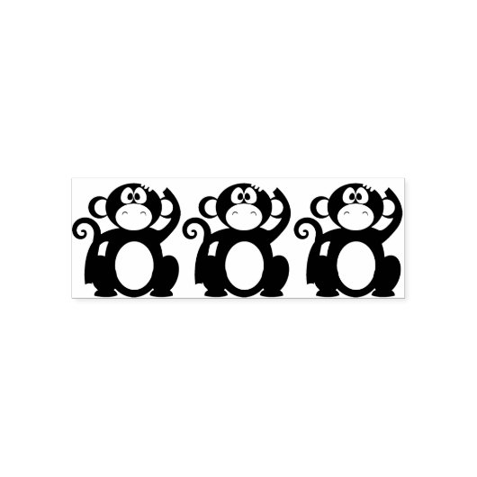 aap-chimp-aap-chimpansedier  zelfinktende stempel (Design)