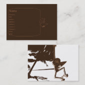 aap - Chubby Visitekaartje (Voorkant / Achterkant)