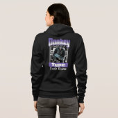 Aap die code typt laat programma's draaien - progr hoodie (Achterkant volledig)