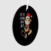 Aap Dier Kerstmis Ornament (voorkant)