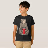 aap Drink mok T-shirt (Voorkant volledig)